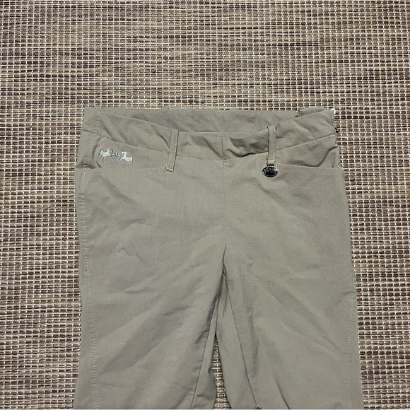 Women’s Tan Equine Couture Knee Patch Horseback Riding Breeches. No size tag. - Picture 4 of 4